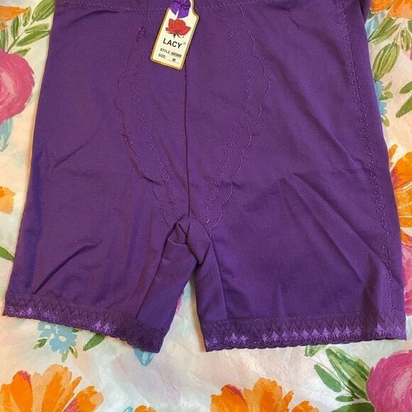 Lacy high waisted seamless shorts tummy control - Picture 5 of 13